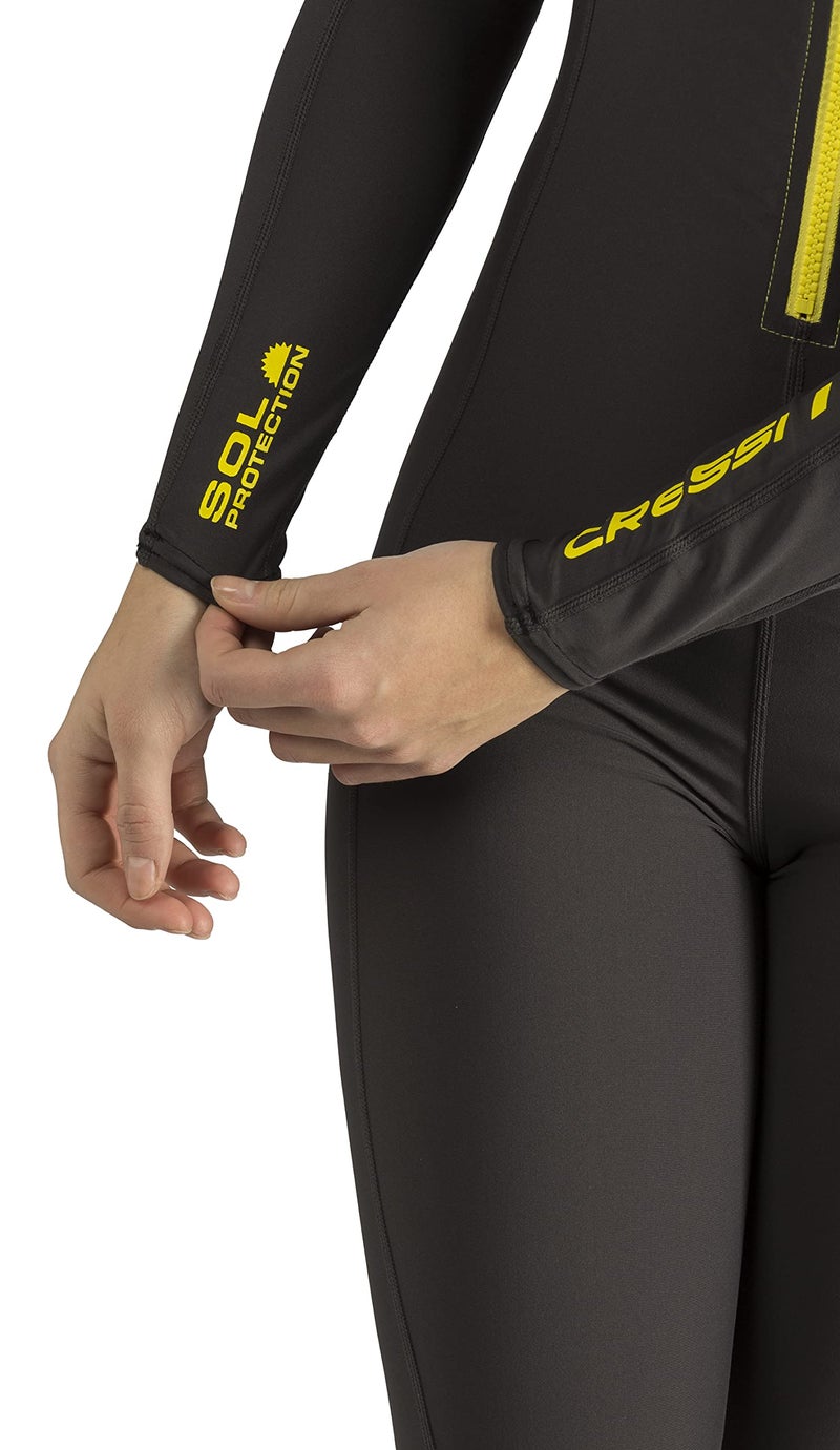 Cressi Skin, Black/Yellow, L - Image 4